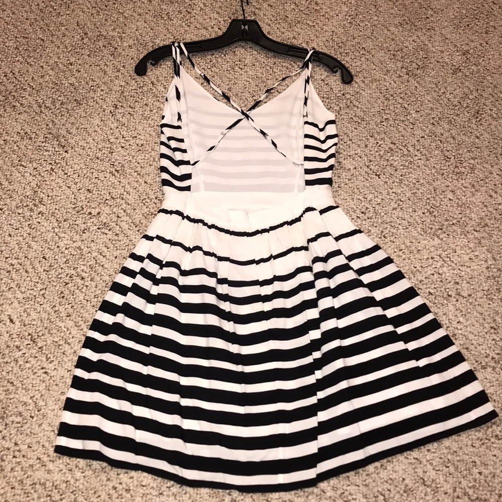 DV Black & White Striped Dress - Picture 5 of 9